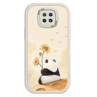 适用于红米Note9手机壳5G版新款redmiNote9液态硅胶软壳M2010J19SC高级闹特九男女款潮M2007J22C创意卡通熊猫