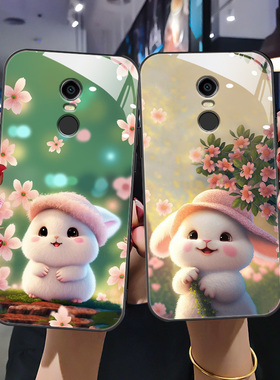 适用于红米note4x手机壳note4新款保护套MBE6A5钢化玻璃redmi软边mote4可爱nt4卡通兔note4x创意潮2016050女