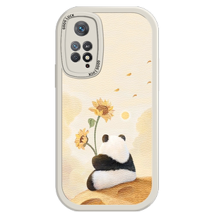 适用于红米Note11ePro手机壳11epor新款2201116SC液态硅胶软壳redmi个性高级男女款hm卡通熊猫闹特11e防摔潮