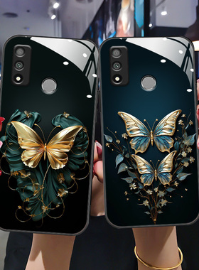 适用于华为Psmart2021手机壳huawei新款psMt 钢化玻璃壳Peppa-L02B时尚创意PSmat高级女hw个性超薄网红保护套