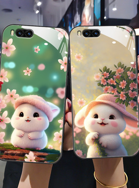 适用于小米6手机壳mi6x新款保护套MCE16钢化玻璃ml6x潮xiaomi超薄M1804D2SE可爱软边mi6时尚M1804D2SC创意女