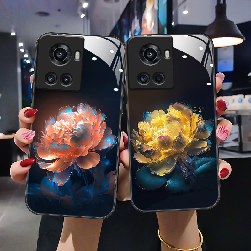 时尚高级女款钢化玻璃手机壳