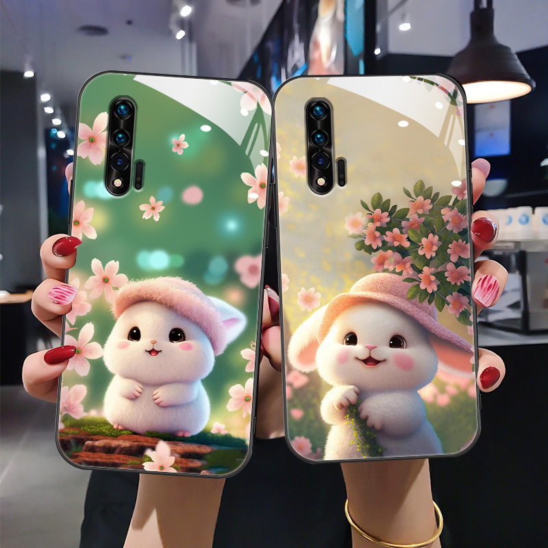 时尚卡通兔钢化玻璃壳