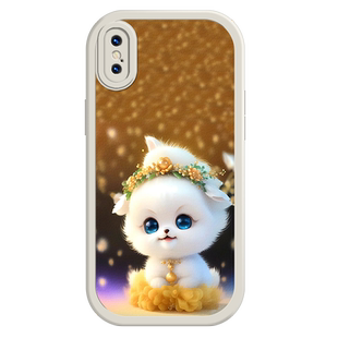 适用于iphonexsmax手机壳苹果xs新款液态硅胶软壳平果x防摔A2104高级ipxr小羊皮iphonex男女女A2108卡通狗狗