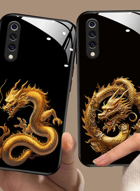 适用于小米9 手机壳xiaomi9pro/9se/9T龙年生肖新款m9tpro高级M1902F1T国风M1908F1XE软边玻璃壳M1903F2A男女