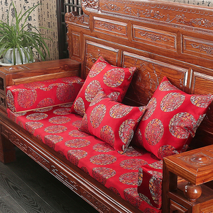 乳胶沙发垫子定做红木家具新中式实木防滑坐垫圈椅茶椅座垫可定制