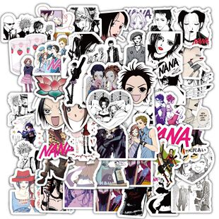 60张 NANA日漫热卖贴纸小松奈奈 大崎娜娜笔记本手帐装饰防水贴画
