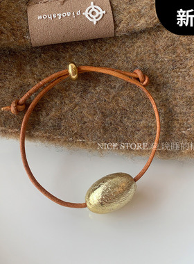 售完无补「垣」韩系时尚锡纸圆珠百搭简约手链日常通勤手绳手饰