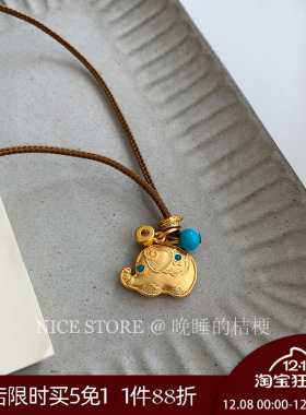 晚睡的桔梗I古法沙金吉祥像