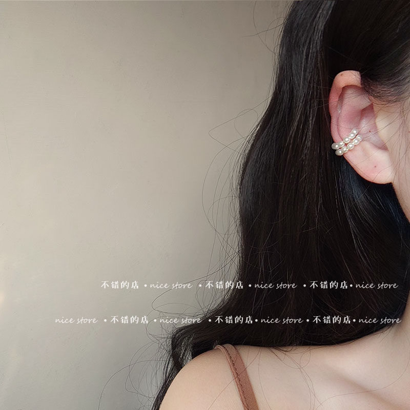 晚睡桔梗敲美森系百搭浪漫珍珠图片