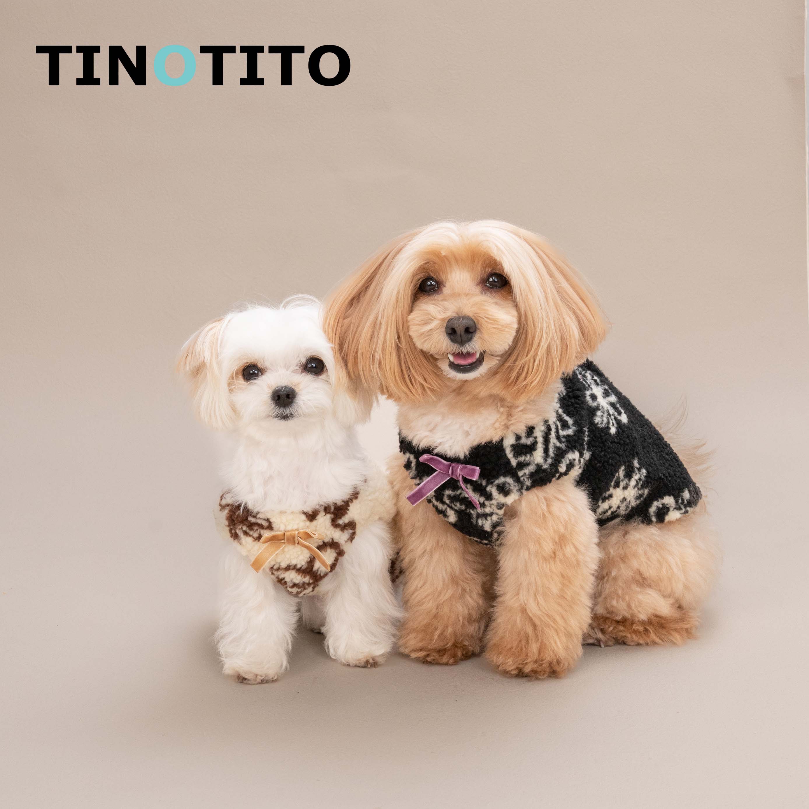 Tinotito 提诺 日本品牌宠物服装 背开花柄外套 款式特别时尚帅气