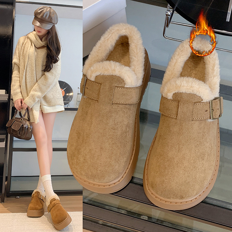 厚底加绒全包勃肯鞋女鞋2026春秋新款靴百搭丑萌软底棉鞋0115w,女鞋,勃肯鞋/软木鞋,淘宝优惠券,粉丝福利购,淘宝优惠卷