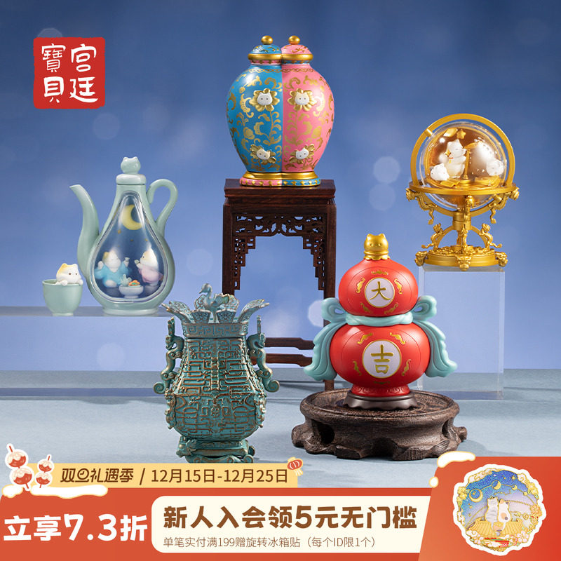 宫廷宝贝故宫猫珍宝盲盒