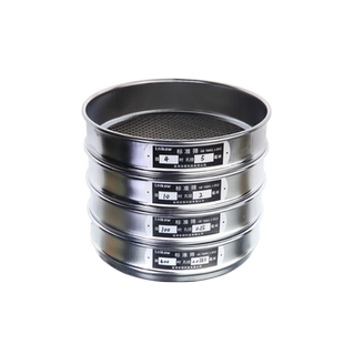 304不锈钢标准筛20cm筛子实验室双层冲框标准检验筛药典分样筛网