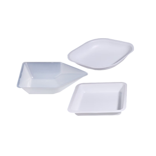 塑料称量皿实验室称量舟菱形船型正方形5/10/30/50/100/150/300ml
