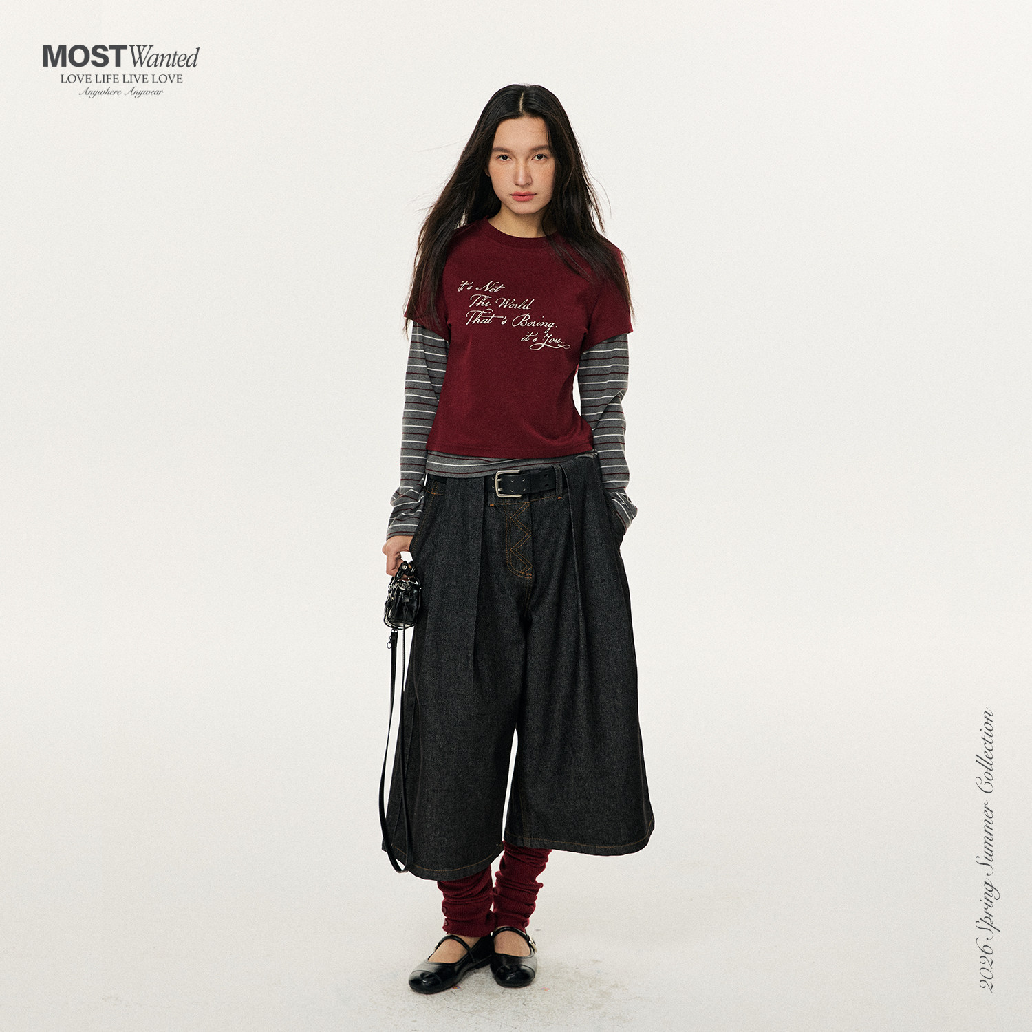 mostwanted隧道打褶腰头不掉色牛仔八分裤2026年春季新款裤子女,女装/女士精品,牛仔裤,淘宝优惠券,粉丝福利购,淘宝优惠卷