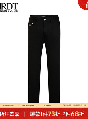 ORRDT澳林丹顿男装修身直筒百搭休闲裤男2025年春夏长裤A27D1523