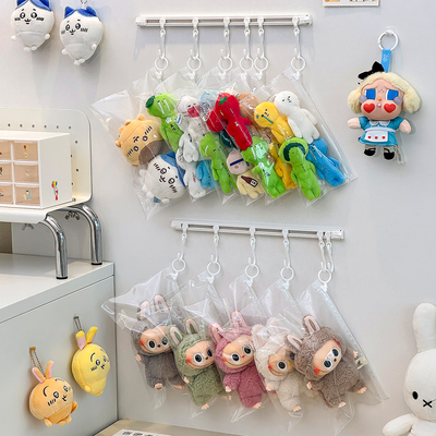 拉布布收纳防尘袋labubu保护展示