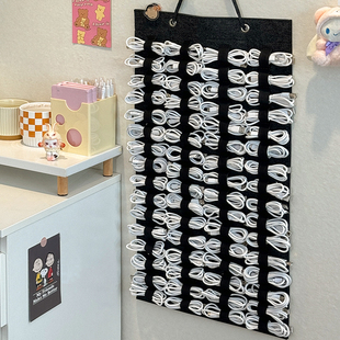 壁挂数据线收纳神器大容量理线固定墙上手机充电线电源线整理挂袋