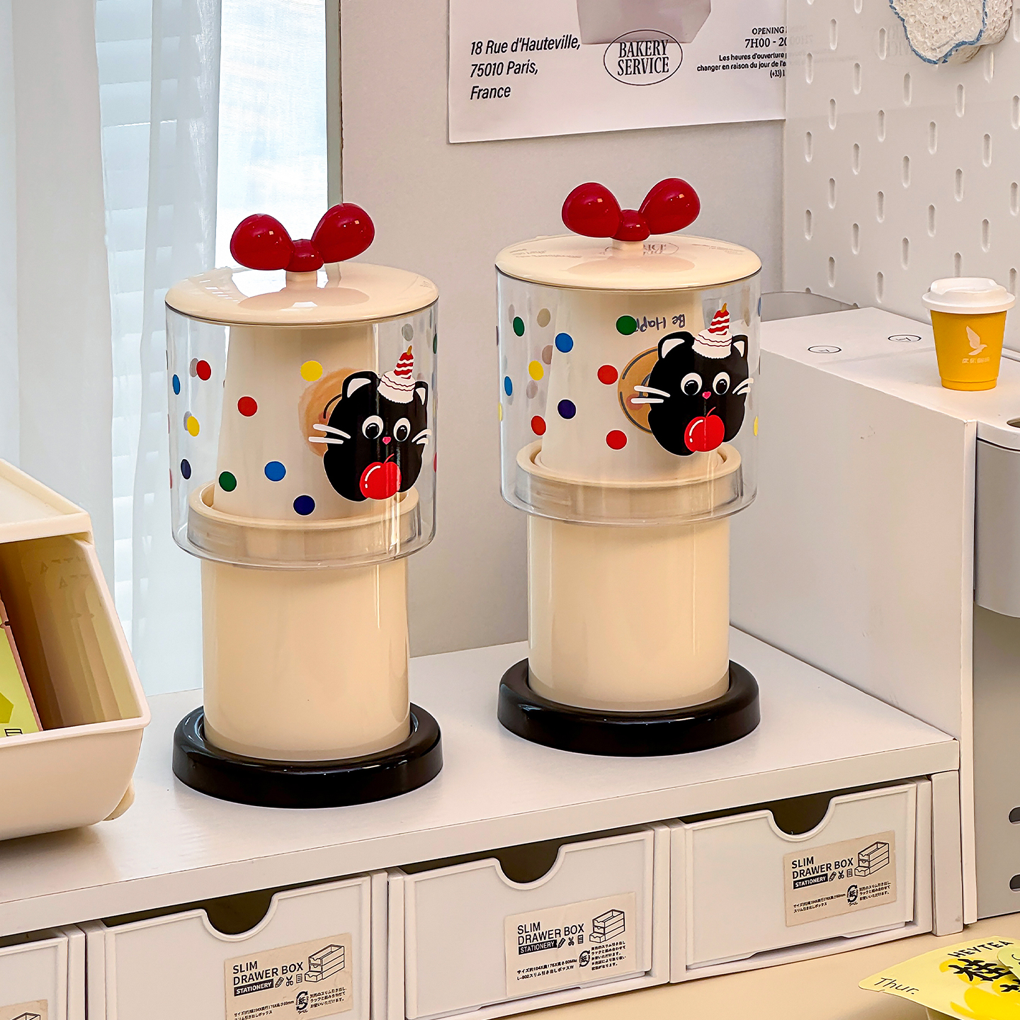 一次性杯子取杯器高颜值纸杯架