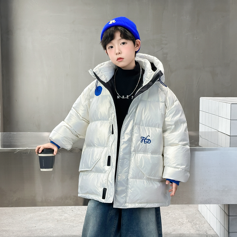 男童羽绒服冬季加厚白鸭绒外套潮