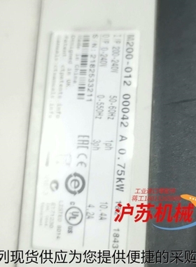 【议价】Nidec尼德克CT变频器M200-012 00042A