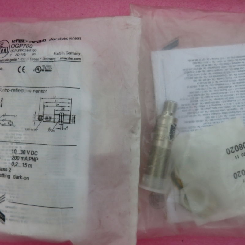 【议价】正品IFM易福门进口 OGP700 OGPLFPKG/US100