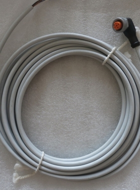 【议价】IFM易福门接近开关M12 4芯连接线缆 EVW008 5M 弯头