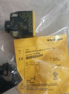 【议价】TURCK图尔克 NI50U-CK40-AP6X2-H1141 W/BS4 1625868