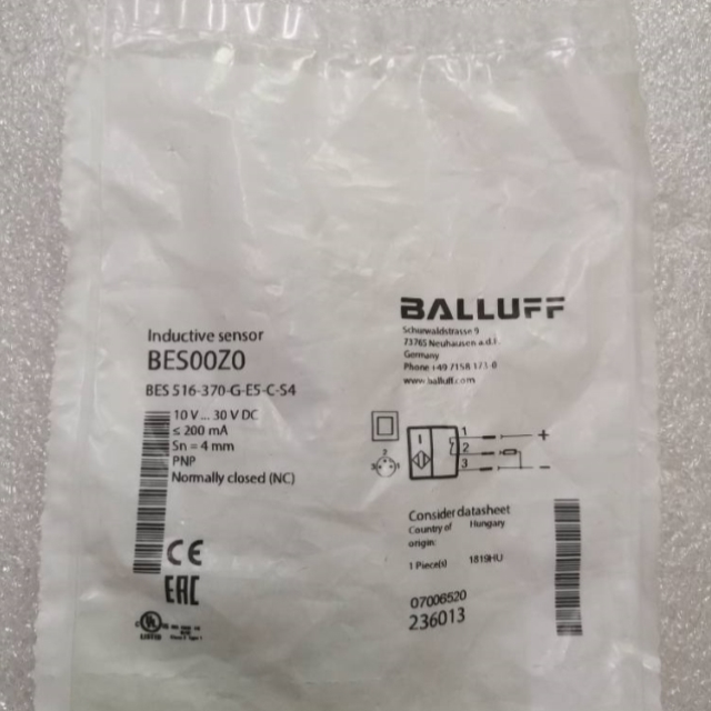 【议价】BALLUFF巴鲁夫 BES00Z0 BES 516-370-G-E5-C-S4