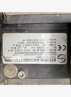 议价Stober斯德博电机ED403USOM140，货场拿回，商品