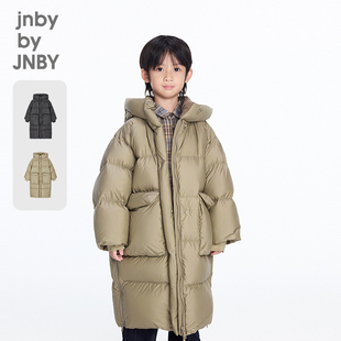 羽绒服连帽25冬男女童jnbybyjnby1PAC12700 长款 新款 江南布衣童装