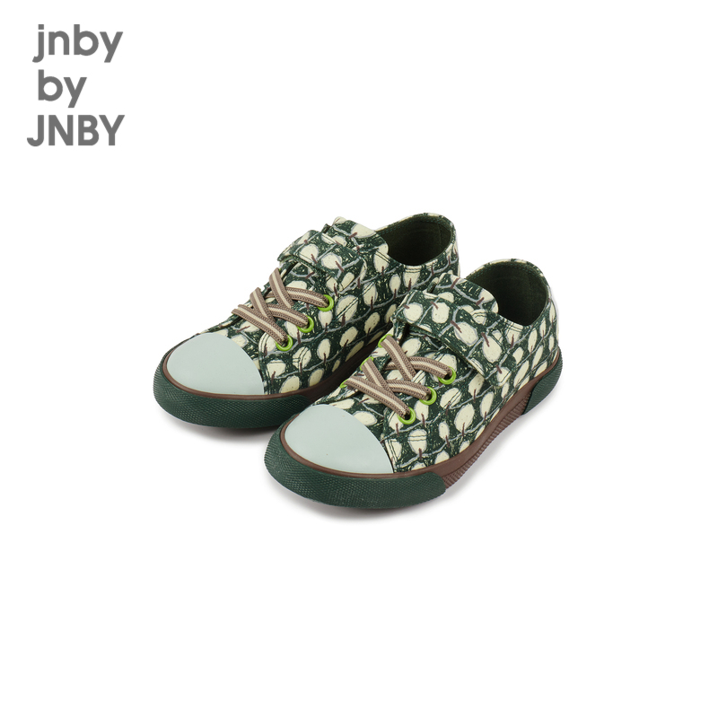 江南布衣童装板鞋魔术贴原创手绘涂鸦休闲春女童儿童jnbybyjnby