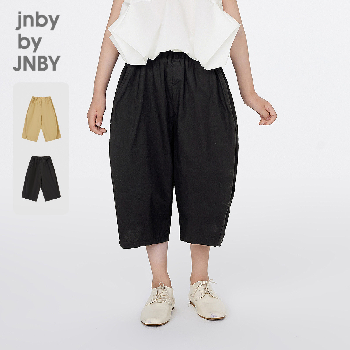 新款江南布衣童装宽松灯笼七分裤个性25春男女童jnbybyjnb