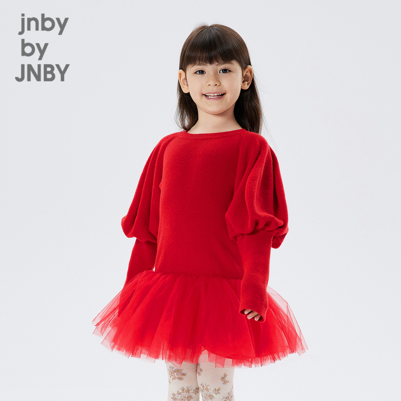 江南布衣童装拼接连衣裙