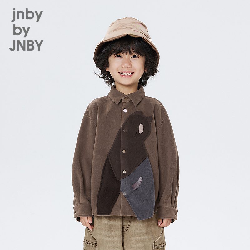 江南布衣童装宽松长袖衬衣24冬男女童jnbybyjnby1O0210730