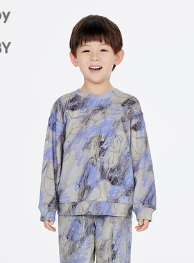 新款江南布衣童装H型宽松套头卫衣舒适休闲25春男女童jnbybyjnby