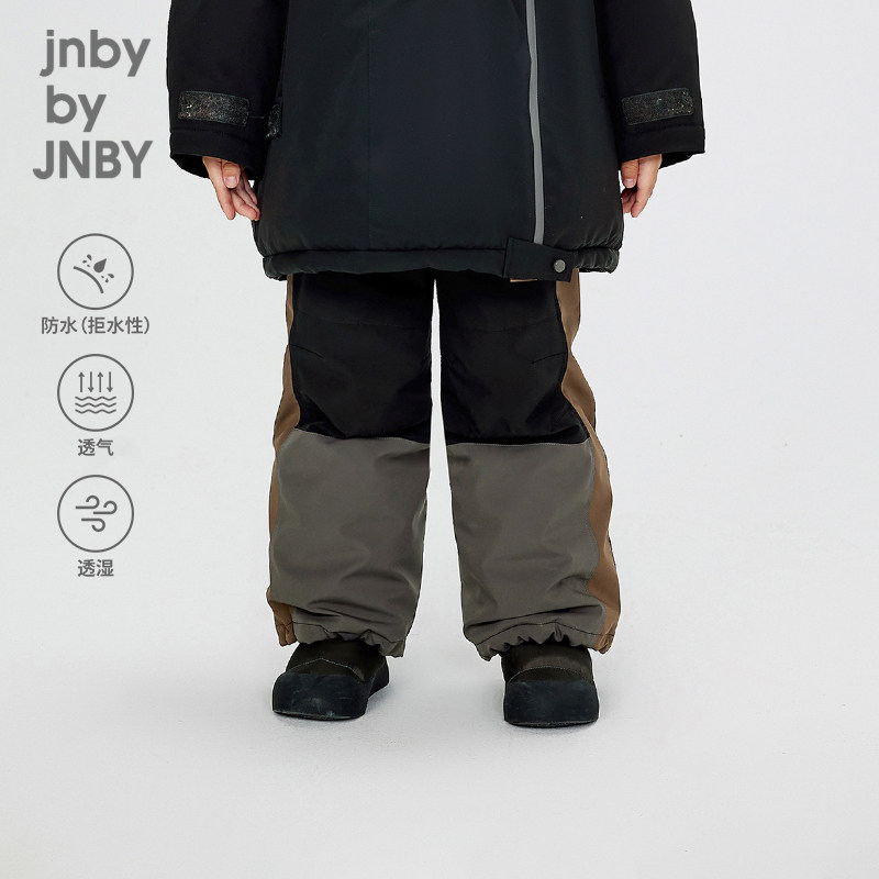 【运动系列】新款江南布衣童装直筒羽绒长裤男女童jnbybyjnb