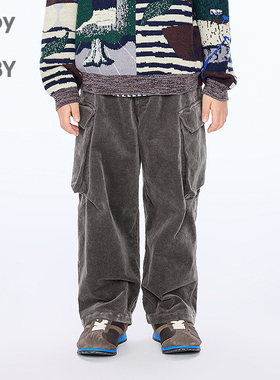 新款江南布衣童装长裤工装裤宽松25秋男童jnbybyjnby1P9E13210