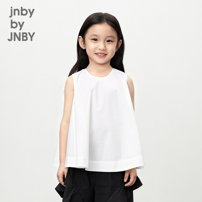 江南布衣童装无袖衬衫套头纯棉休闲宽松春夏女童儿童jnbybyjn