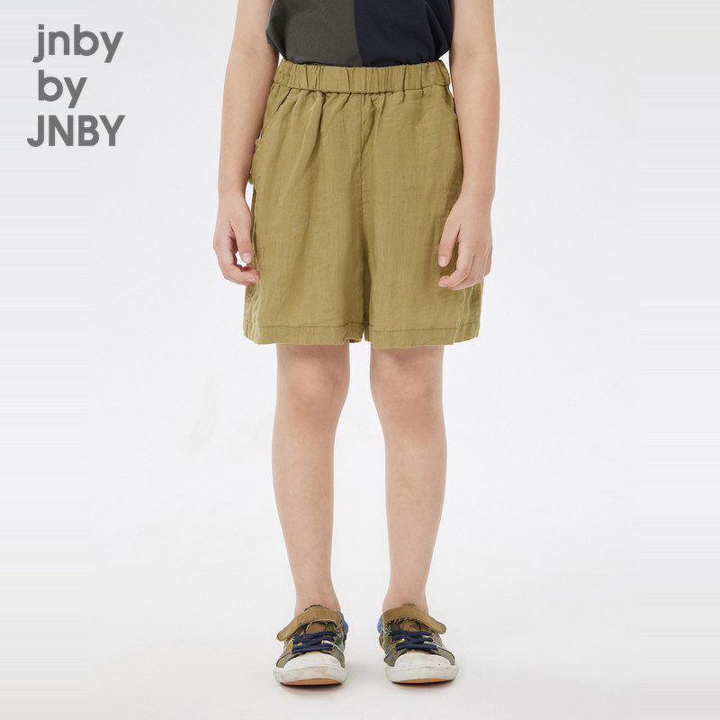 [亚麻]江南布衣童装春夏直筒裤短裤透气休闲男女童儿童jnbyby