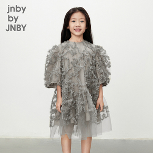 江南布衣童装网纱连衣裙盘绣休闲轻礼服春夏女童儿童jnbybyjnby