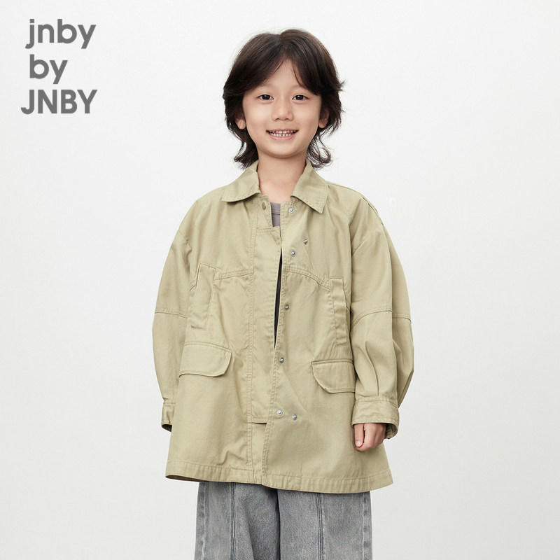 江南布衣童装多口袋风衣翻领外套纯棉休闲春男女童儿童jnbybyjnby,童装/婴儿装/亲子装,风衣,淘宝优惠券,粉丝福利购,淘宝优惠卷