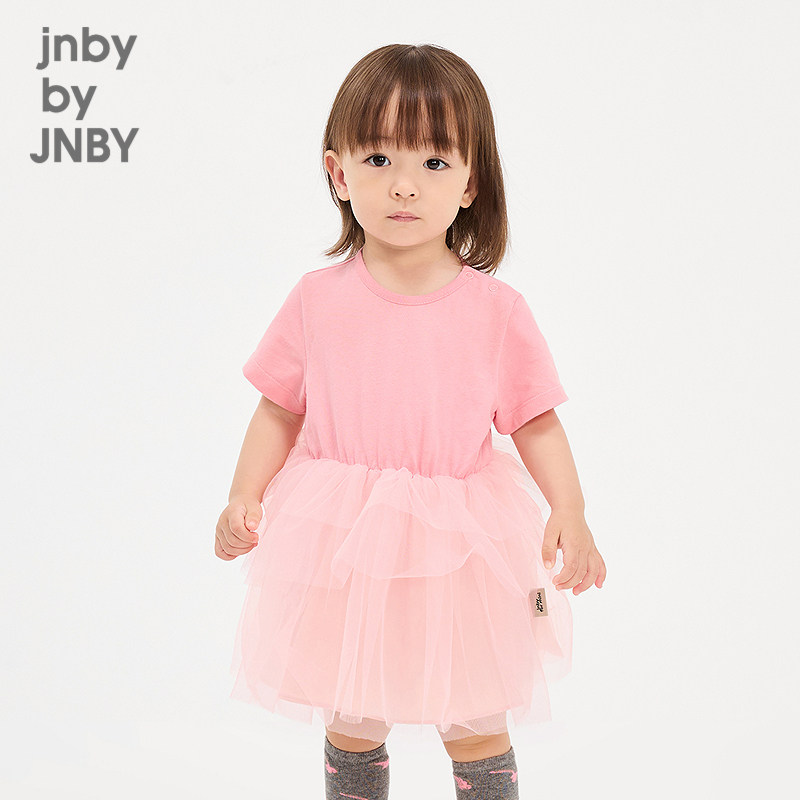 新款江南布衣婴童A型短袖连衣裙25夏女童婴儿jnbybyjnby