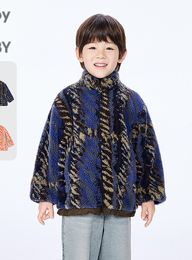 新款江南布衣童装仿皮草H型宽松25冬男女童jnbybyjnby1PAT11310