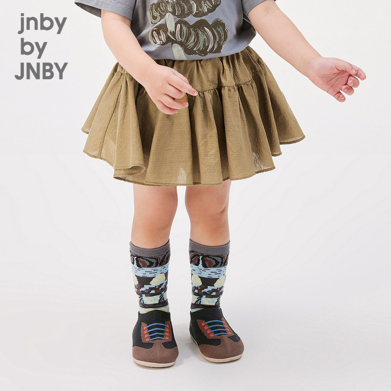 江南布衣婴童短款裙裤纯棉泡泡纱褶皱休闲夏女童婴儿jnbybyjn