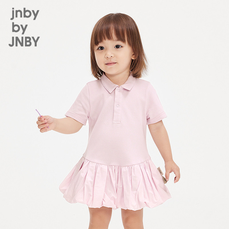 新款江南布衣婴童A型短袖连衣裙25春女童婴儿jnbybyjnby