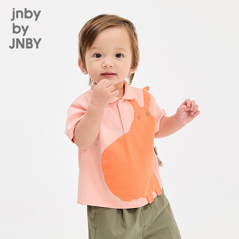 新款江南布衣婴童宽松短袖T恤25夏男女童婴儿jnbybyjnby