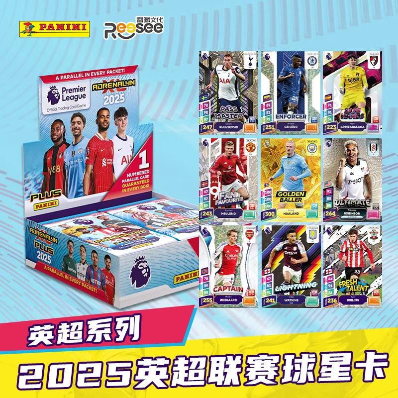 帕尼尼2025赛季英超球星卡签名卡