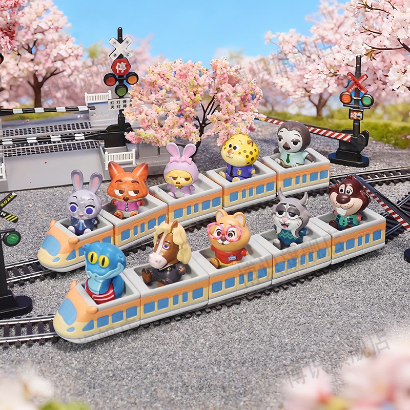 疯狂动物城2火车排排乐系列盲盒